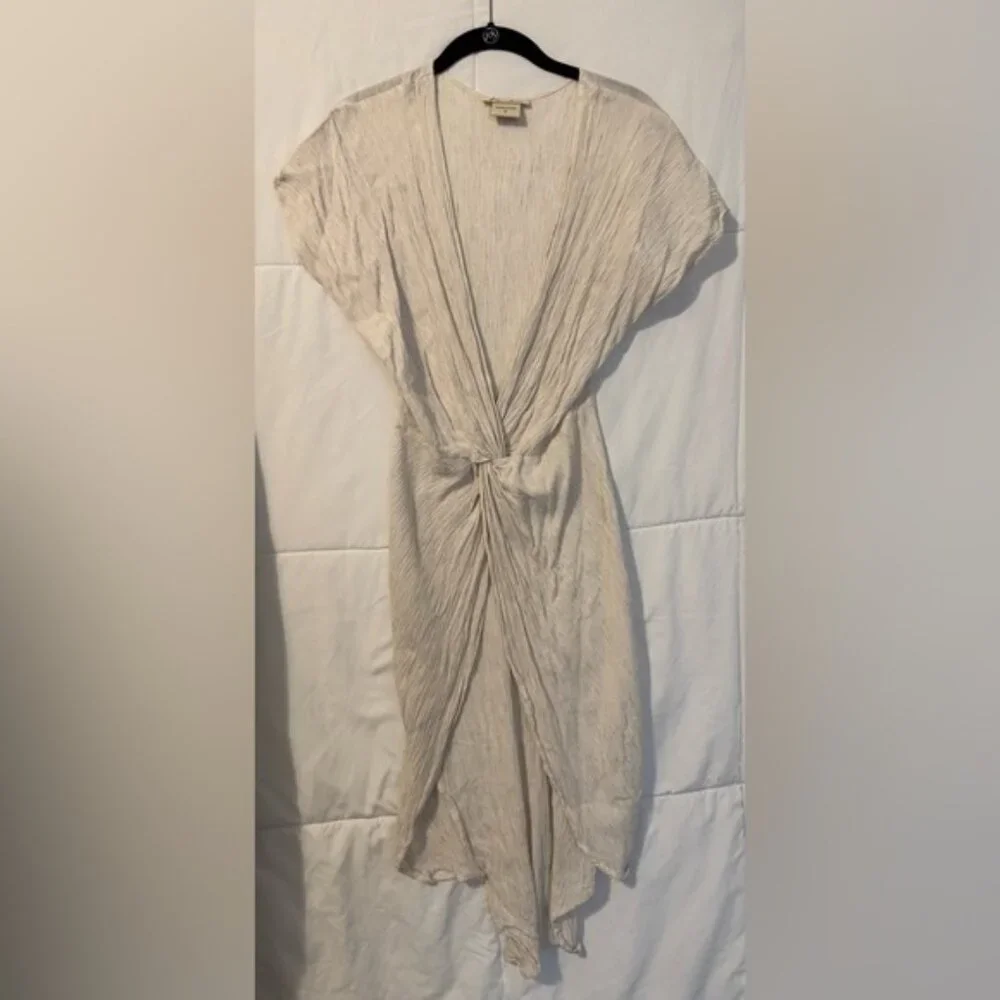 Cream Swim Wrap Coverup
